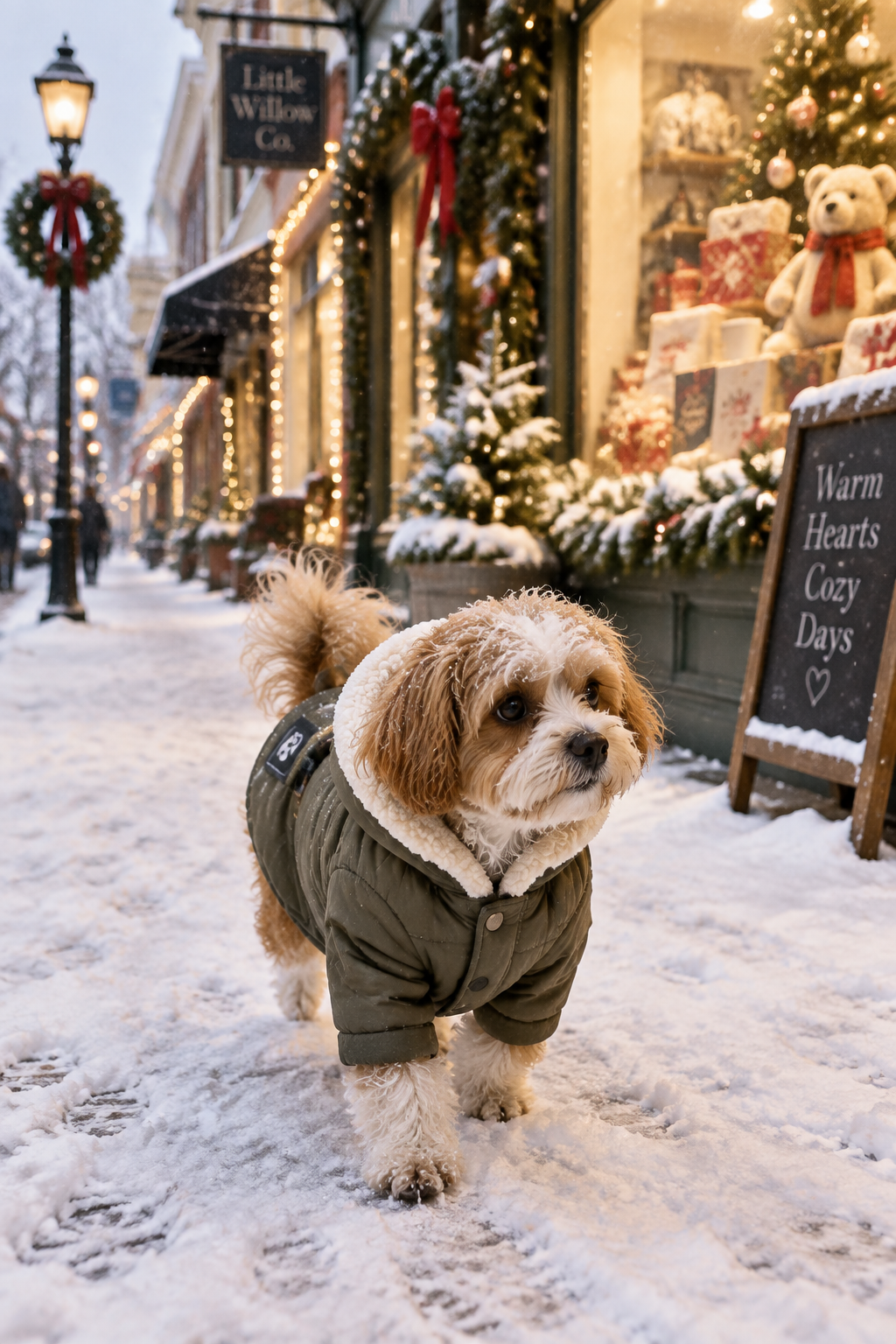 Thickened Cotton Winter Hoodie Jacket for Dogs