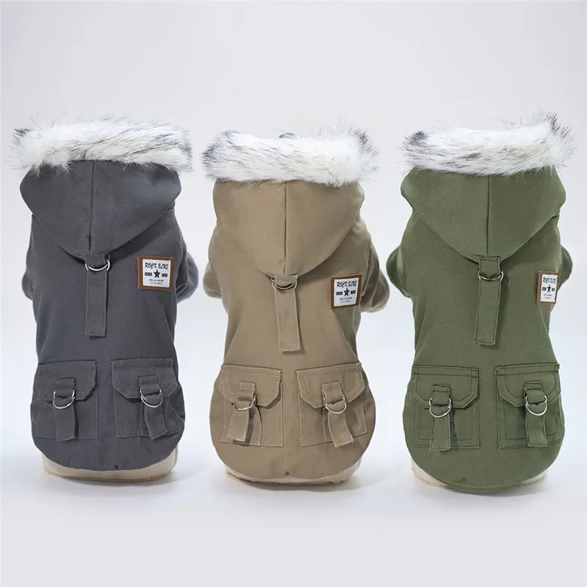 High Quality Pets Dog Clothes Cotton Winter Thicken Jacket Coat Costumes Hoodies Clothes for Small Puppy Dogs Cat Clothing 2021