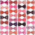 50/100Pcs Valentine'S Day Dog Bowties Removable Love Dog Bow Ties Dog Collar Accessories for Dogs Dog Neckties Supplies