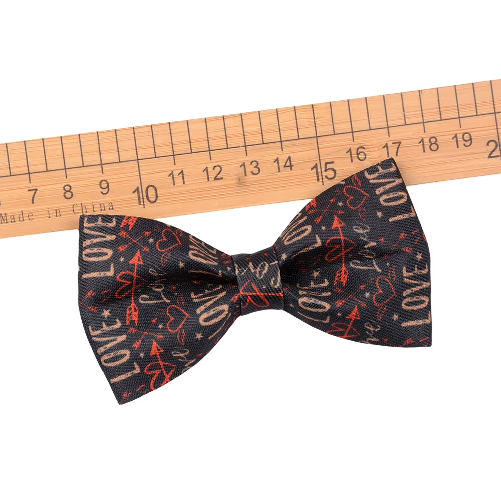 50/100Pcs Valentine'S Day Dog Bowties Removable Love Dog Bow Ties Dog Collar Accessories for Dogs Dog Neckties Supplies