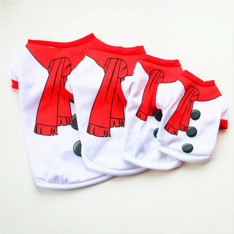 Christmas Dog Clothes New Year Pets Dogs Clothing for Small Medium Dogs Costume Chihuahua Pet Shirt Warm Dog Clothing Yorkshire