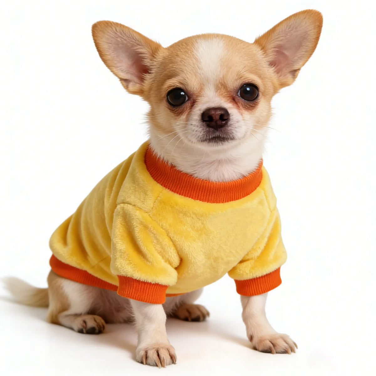 Warm Fleece Pet Clothes Cute Fruit Print Coat Small Medium Dog Cat Shirt Jacket Teddy French Bulldog Chihuahua Winter Outfit