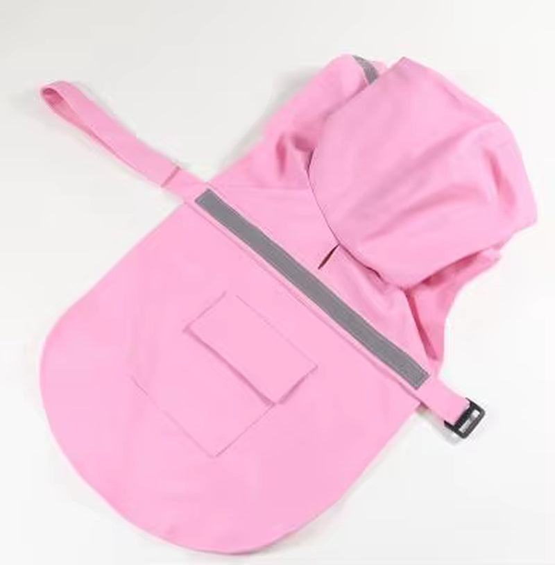 Reflective Tape Dog Raincoat Large Pet Coat Pets Clothes Dog Raincoat Teddy Bear Big Dog Raincoat Puppy Raincoat XS-XXXL