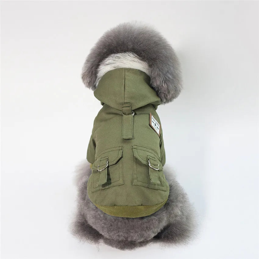 High Quality Pets Dog Clothes Cotton Winter Thicken Jacket Coat Costumes Hoodies Clothes for Small Puppy Dogs Cat Clothing 2021