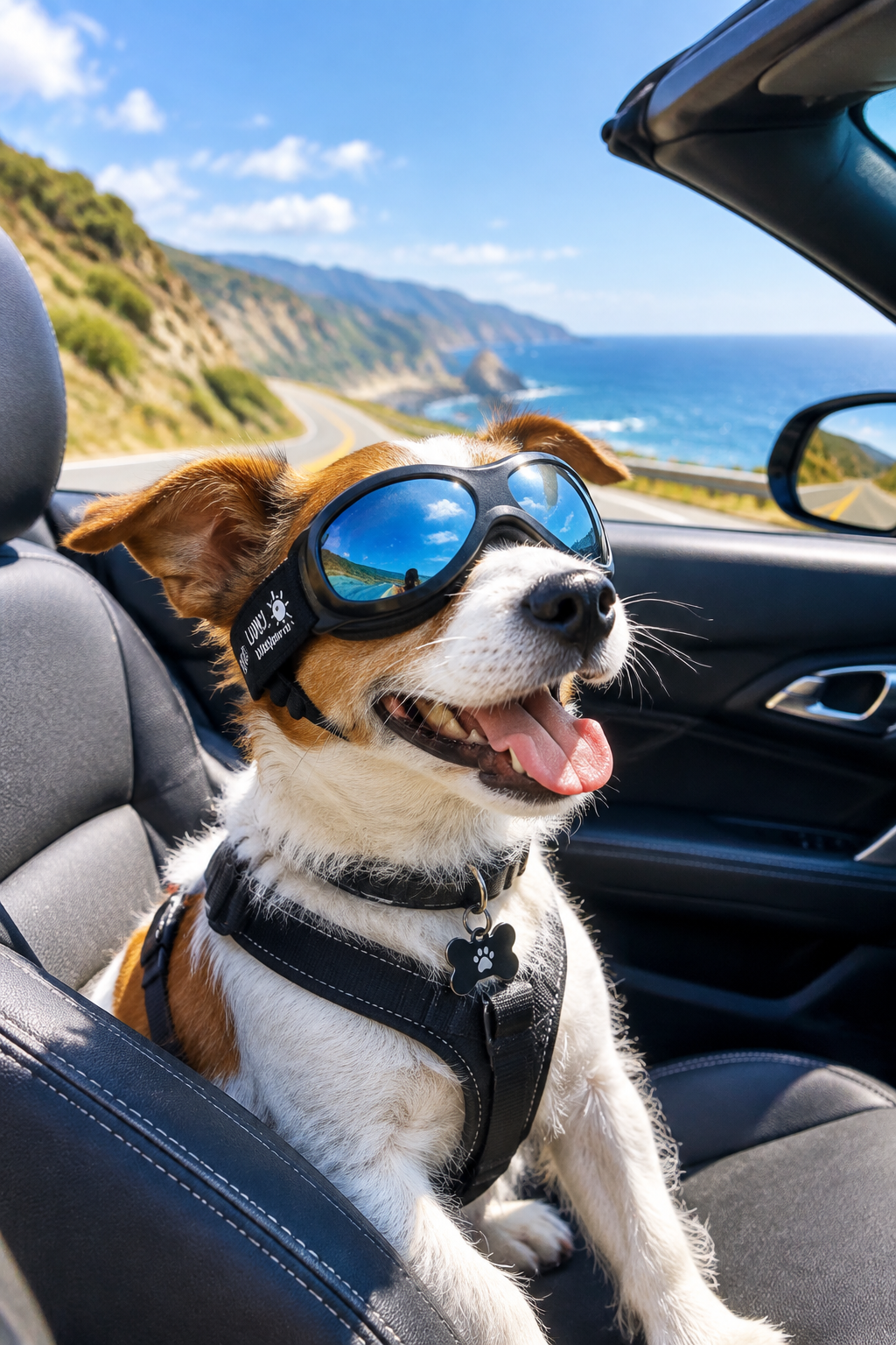 UV-Protective Windproof Goggles for Small Dogs